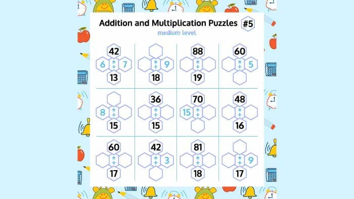 Addition and Multiplication Puzzles