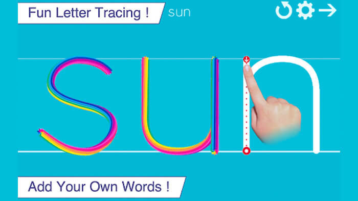 Best letter tracing apps for kids.