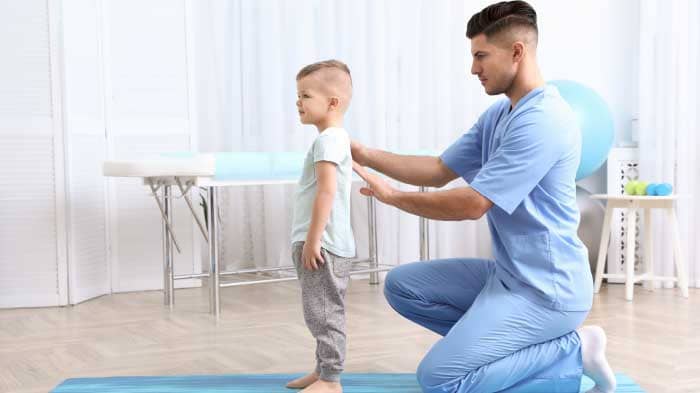 improving posture with balance exercises for kids.