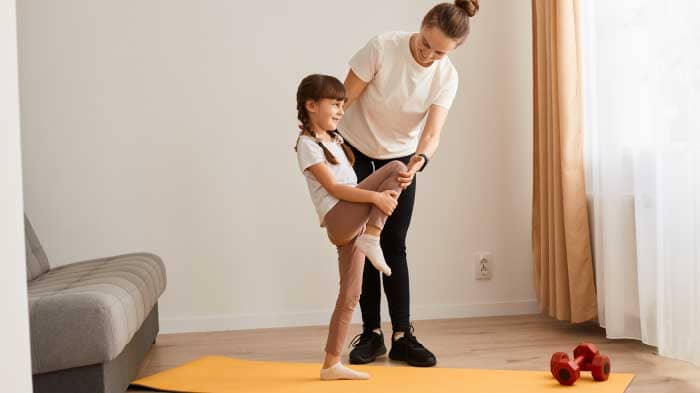 basic standing balance exercises for kids