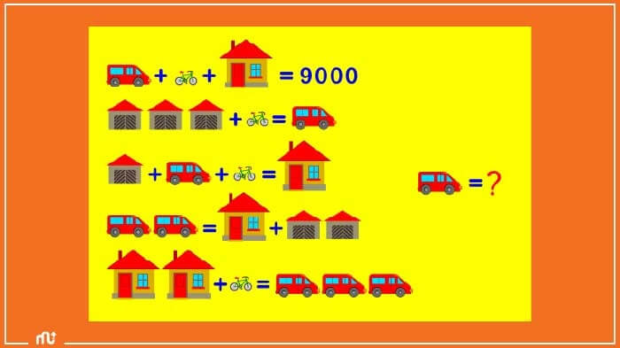 Maths IQ Test Brain Teaser with an Answer, Puzzles for Teens