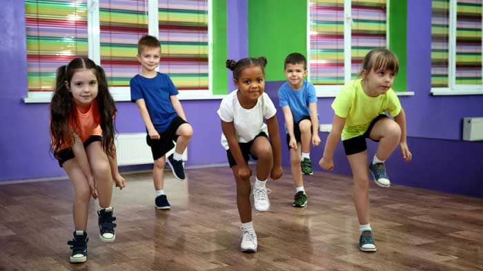 Aerobic exercises for kids