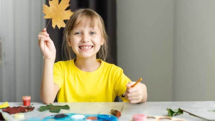 making a person with leaf combination