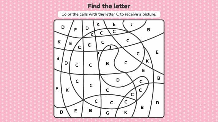 Letter C: Learning Letter Sounds, Online Games, Language Studies (Native), Free Games, Activities, Puzzles, Online for kids, Preschool, Kindergarten, by English with Gabi