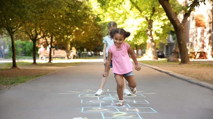 summer outdoor math games