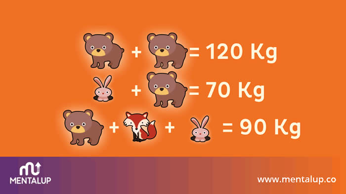 Math weight brain riddle