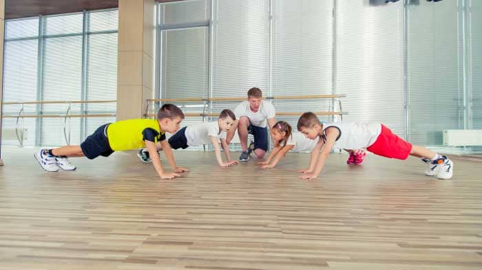 strength exercises for kids no equipment