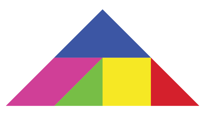 tangram 5 pieces solution