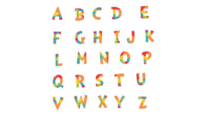 tangram alphabet solution