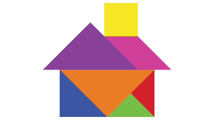 tangram house solution
