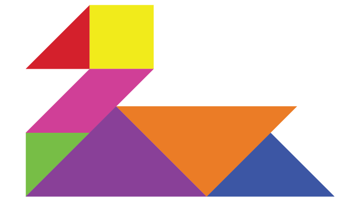 tangram swan solution