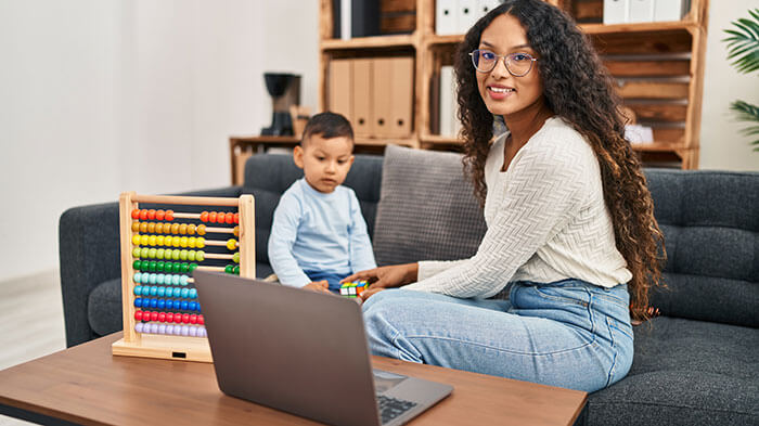 child and mother consulting adhd specialist