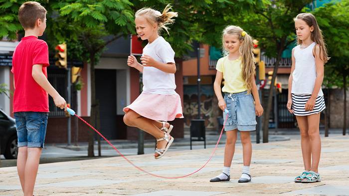 jumping rope