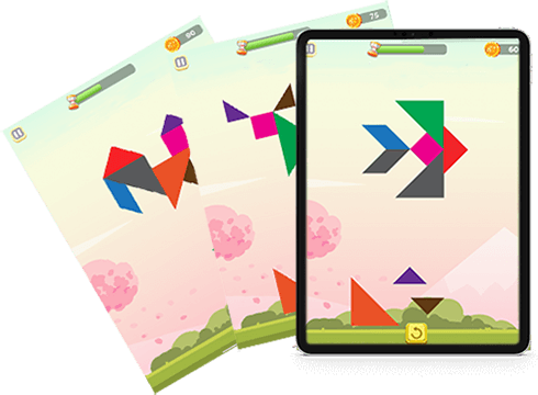 Tangram puzzles for kids